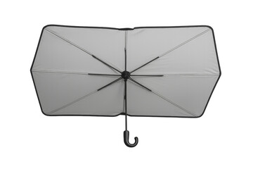 Studio lighting umbrella light modifier on transparent background