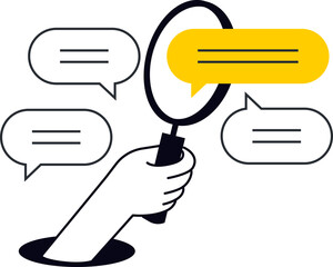 hand holding a red button