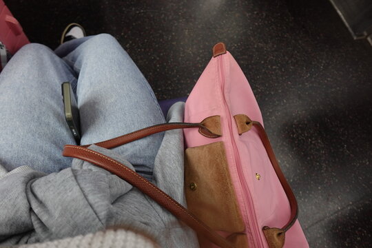 longcham pink bag