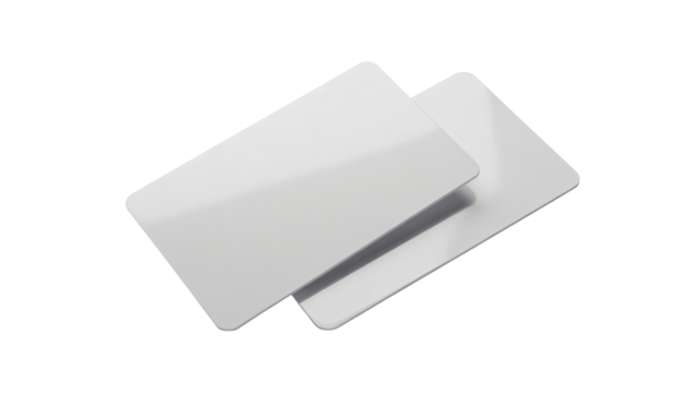 Sleek modern blank cards for business promotion and brand identity