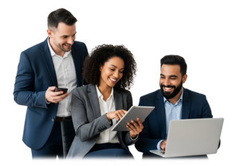 business people working together