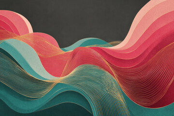 Wavy lines abstract poster --ar 3:2 --raw --stylize 150 --v 7 Job ID: 8aa62989-8be9-4539-8cb6-06d7d7551d7f