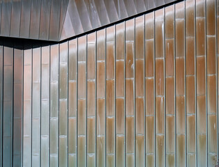 Nahaufnahme einer modernen Wandverkleidung