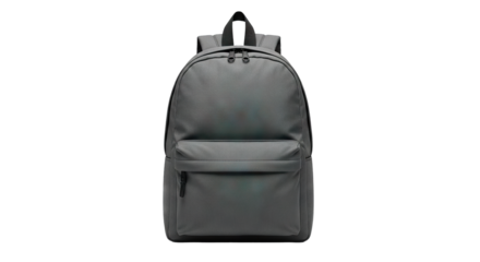 Stylish gray backpack perfect for everyday use and carrying essentials.