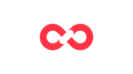 Endless possibilities with vibrant infinity loop symbol icon
