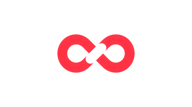 Endless possibilities with vibrant infinity loop symbol icon