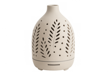 Ceramic aroma diffuser providing wellness and home decor