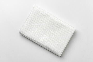 kitchen cloth isolated on white background, close up
