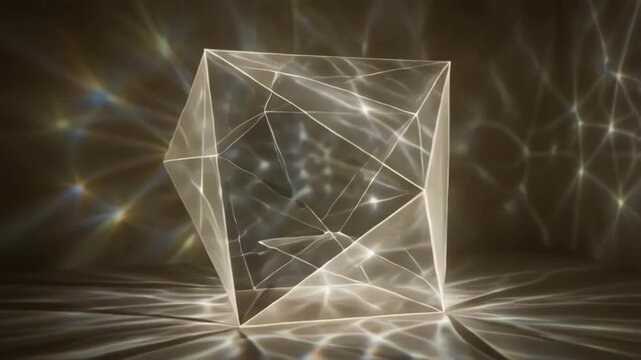 abstract background with glass cubes