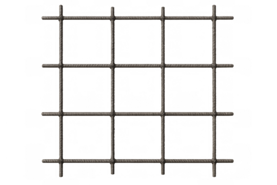 Rope net grid restricting freedom with transparent background
