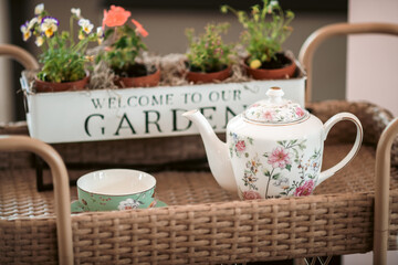 tea in the garden