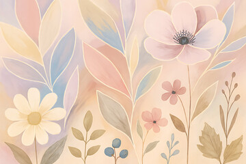 Elegant Florals & Botanicals Collection &mdash; Modern Botanical Illustrations, Watercolor Flowers, Tropical Leaves & Luxury Nature Patterns