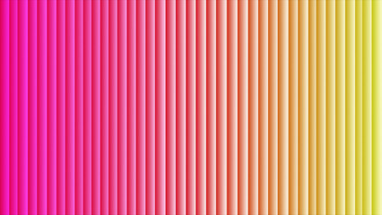 Obraz premium Vibrant gradient of vertical pink, orange, and yellow stripes creating a dynamic abstract background texture with a modern aesthetic