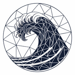 vector illustration of an abstract Wave background