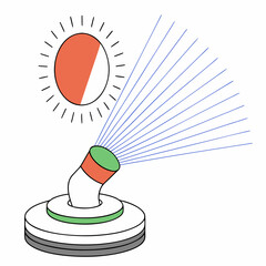 badminton shuttlecock isolated on white background