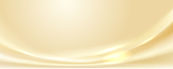 Elegant pale gold luxury abstract background with smooth flowing lines and silky texture.