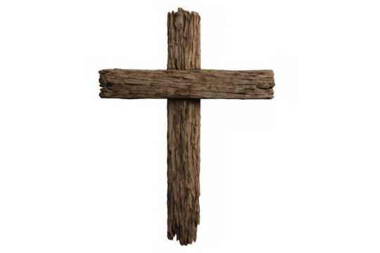 Wooden cross symbolizing christianity and religious faith