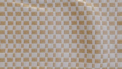 Abstract Antique Leather Fabric Texture with Rough Grained Pattern and Natural Brown Surface