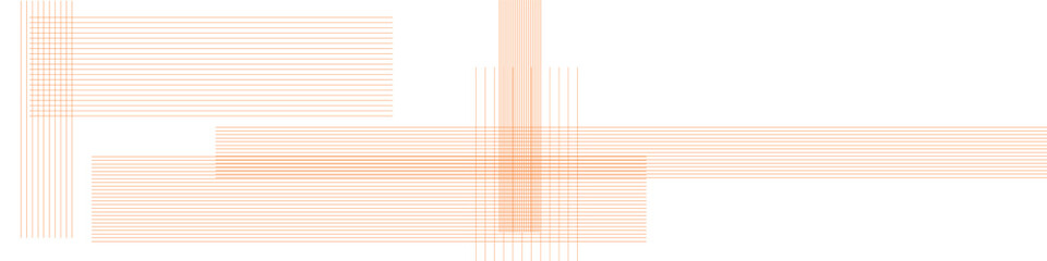 Warm abstract orange linear pattern background, minimalist transparent intersecting shapes creating soft harmony and modern geometric aesthetic design