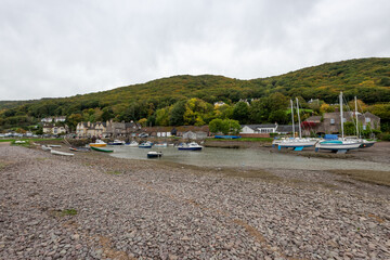 Porlock weir in Exmoor National Park