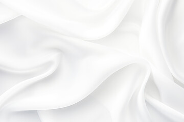 Fototapeta premium White fabric silk background backgrounds abstract simplicity.