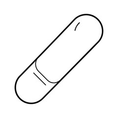 Snowboard Outline Vector Illustration | Sports Equipment Line Art Design