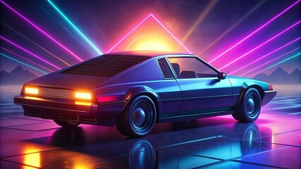 80s modern background