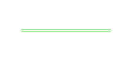 Striking image with a vibrant green bar and white line against a stark black background.