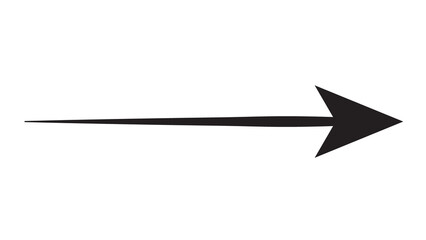 Simple directional arrow pointing to the right, depicted in dark gray on black.