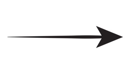 Simple directional arrow pointing to the right, depicted in dark gray on black.