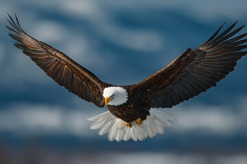 Naklejka premium Flying animal eagle bird.