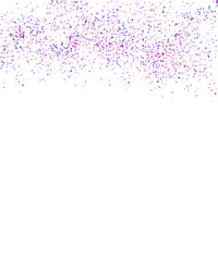 Vibrant Confetti Or Glitter Splatters Forming a Top Border
