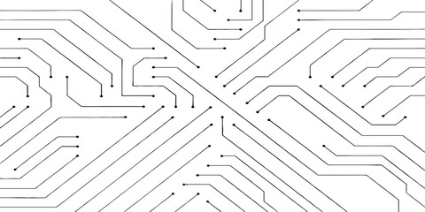 The abstract circuit board pattern is a digital vector design of computer technology for electronics engineering communication