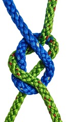 Intertwined Ropes - A Visual Representation of Connection and Complexity.