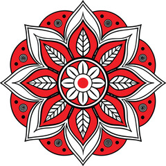 Mandala Pattern Stencil doodles sketch