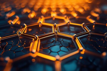 Advanced structure of a metallic mesh illustrating nanoscale design and innovation techniques