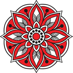 Mandala Pattern Stencil doodles sketch