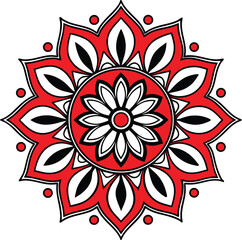 Mandala Pattern Stencil doodles sketch