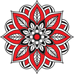 Mandala Pattern Stencil doodles sketch