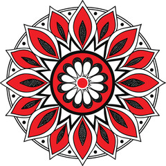 Mandala Pattern Stencil doodles sketch