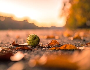 Autumns Embrace - A Chestnuts Journey into the Golden Hour.