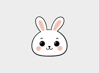 Obraz premium vector illustration of a bunny