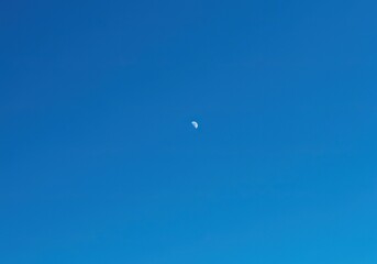 A perfect deep blue summer sky stretching endlessly above, offering a sense of peace, clarity, and limitless potential for new ideas ,Sky ,cloudless ,azure