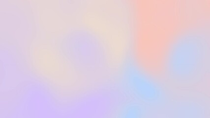 Abstract gradient color seamless loop background animation with smooth flowing soft peach lavender color tone motion. 4K animated gradient background template for branding and business presentation. - Powered by Adobe