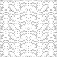 Simple line patterns. Digital design.Black and white pattern for web page, textures, card, poster, fabric, textile. Abstract Wallpaper with repeating shapes.