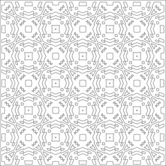 Simple line patterns. Digital design.Black and white pattern for web page, textures, card, poster, fabric, textile. Abstract Wallpaper with repeating shapes.