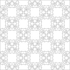 Simple line patterns. Digital design.Black and white pattern for web page, textures, card, poster, fabric, textile. Abstract Wallpaper with repeating shapes.