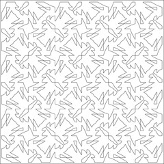 Simple line patterns. Digital design.Black and white pattern for web page, textures, card, poster, fabric, textile. Abstract Wallpaper with repeating shapes.