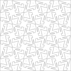 Simple line patterns. Digital design.Black and white pattern for web page, textures, card, poster, fabric, textile. Abstract Wallpaper with repeating shapes.
