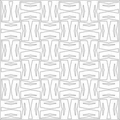 Simple line patterns. Digital design.Black and white pattern for web page, textures, card, poster, fabric, textile. Abstract Wallpaper with Repeating ornament.